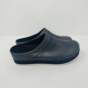 Merrell Women’s Juno Clog Black Leather Slip On Shoe Mule Size 7.5 J001976